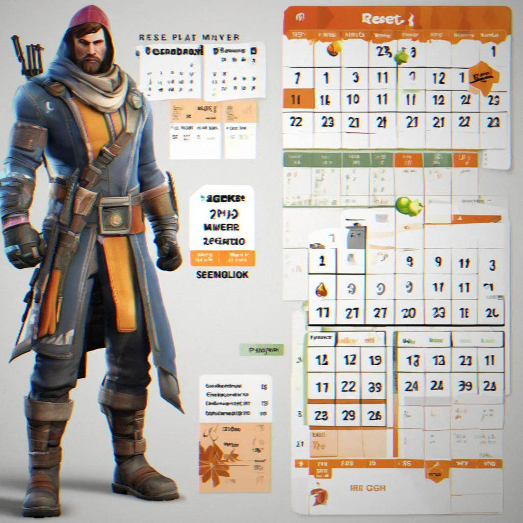 Calendar showing seasonal reset dates with new leaderboard reset every 12 weeks