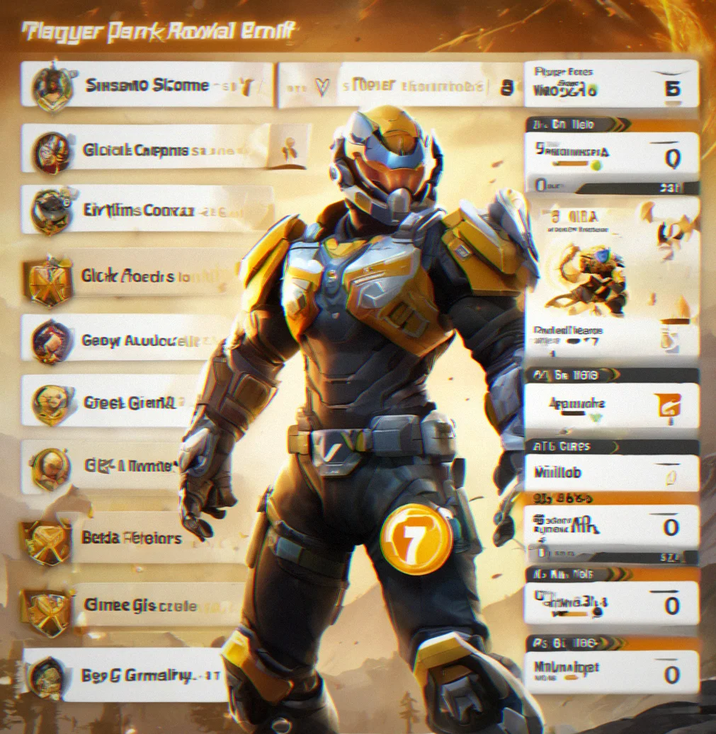 Player profile displaying current seasonal rank, all-time best scores by difficulty, and points accumulated this season
